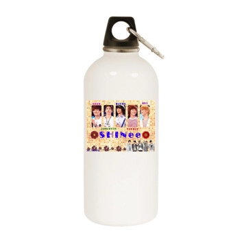 SHINee White Water Bottle With Carabiner