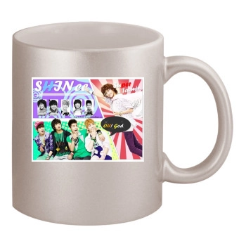 SHINee 11oz Metallic Silver Mug