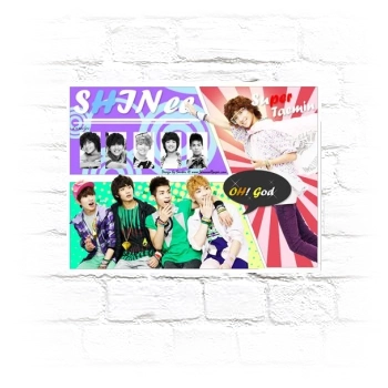 SHINee Metal Wall Art