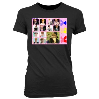 SHINee Women's Junior Cut Crewneck T-Shirt