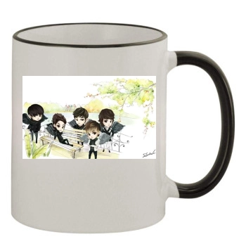 SHINee 11oz Colored Rim & Handle Mug