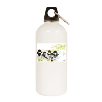 SHINee White Water Bottle With Carabiner