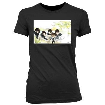 SHINee Women's Junior Cut Crewneck T-Shirt