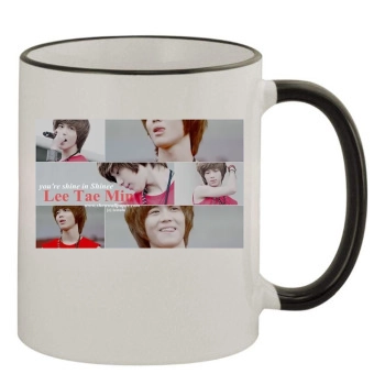 SHINee 11oz Colored Rim & Handle Mug