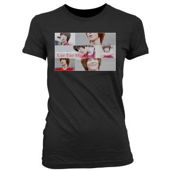 SHINee Women's Junior Cut Crewneck T-Shirt