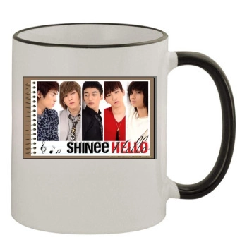 SHINee 11oz Colored Rim & Handle Mug