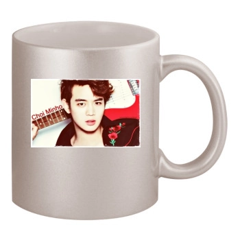 SHINee 11oz Metallic Silver Mug