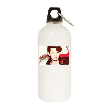 SHINee White Water Bottle With Carabiner