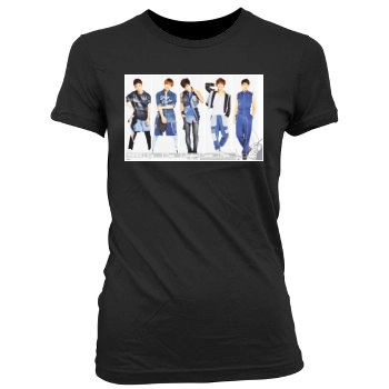 SHINee Women's Junior Cut Crewneck T-Shirt