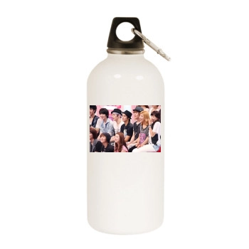 SHINee White Water Bottle With Carabiner