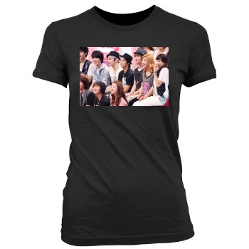 SHINee Women's Junior Cut Crewneck T-Shirt