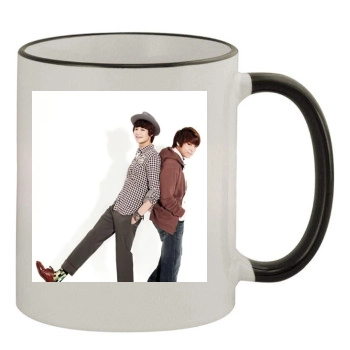 SHINee 11oz Colored Rim & Handle Mug