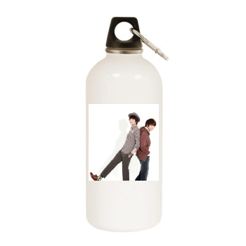 SHINee White Water Bottle With Carabiner