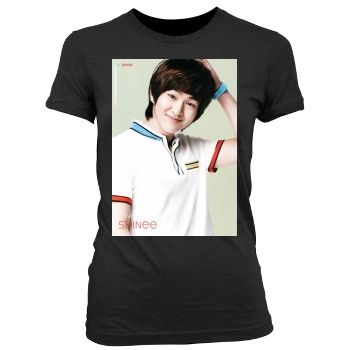 SHINee Women's Junior Cut Crewneck T-Shirt