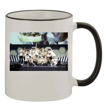 SHINee 11oz Colored Rim & Handle Mug