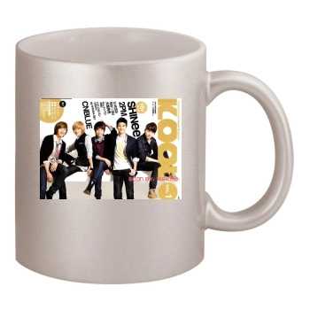 SHINee 11oz Metallic Silver Mug