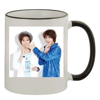 SHINee 11oz Colored Rim & Handle Mug