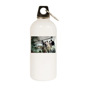 SHINee White Water Bottle With Carabiner