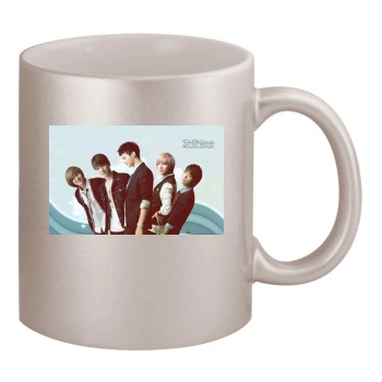 SHINee 11oz Metallic Silver Mug