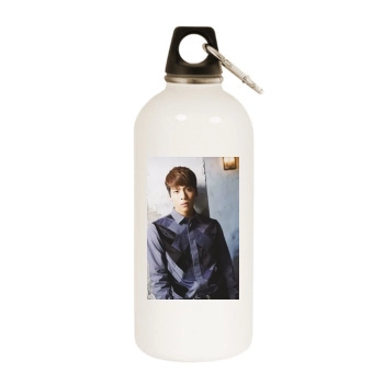 SHINee White Water Bottle With Carabiner