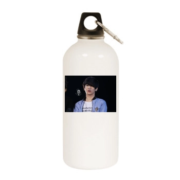 SHINee White Water Bottle With Carabiner