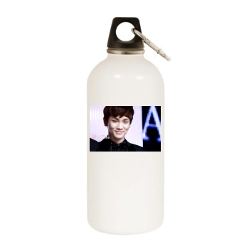 SHINee White Water Bottle With Carabiner