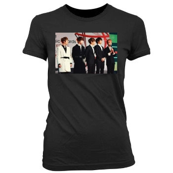 SHINee Women's Junior Cut Crewneck T-Shirt