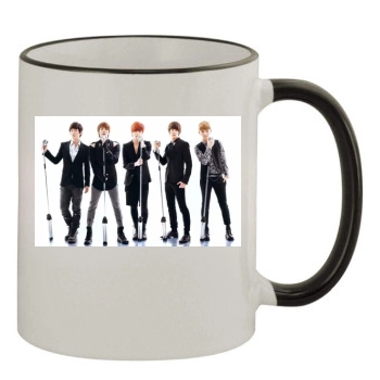 SHINee 11oz Colored Rim & Handle Mug