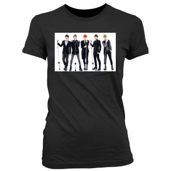 SHINee Women's Junior Cut Crewneck T-Shirt