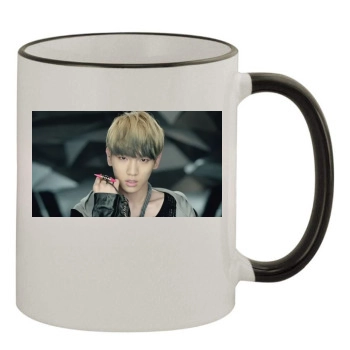 SHINee 11oz Colored Rim & Handle Mug