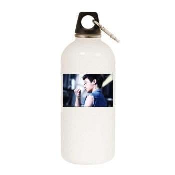 SHINee White Water Bottle With Carabiner