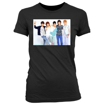 SHINee Women's Junior Cut Crewneck T-Shirt