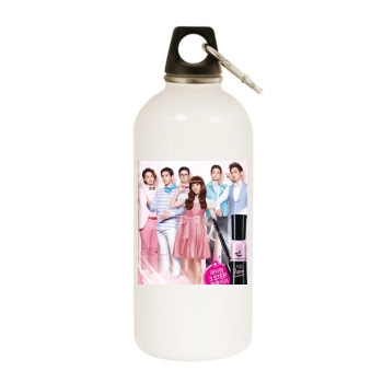 SHINee White Water Bottle With Carabiner