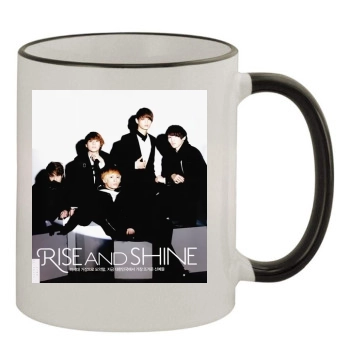 SHINee 11oz Colored Rim & Handle Mug