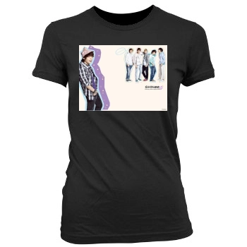 SHINee Women's Junior Cut Crewneck T-Shirt