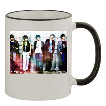 SHINee 11oz Colored Rim & Handle Mug