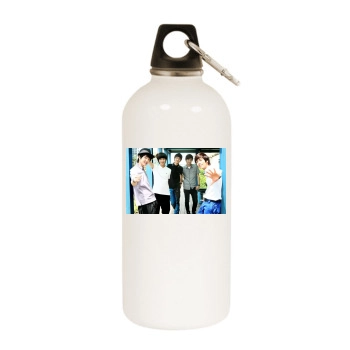 SHINee White Water Bottle With Carabiner