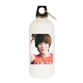 SHINee White Water Bottle With Carabiner