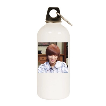 SHINee White Water Bottle With Carabiner