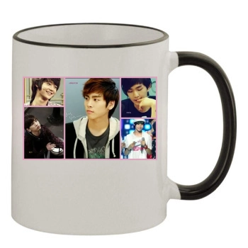 SHINee 11oz Colored Rim & Handle Mug