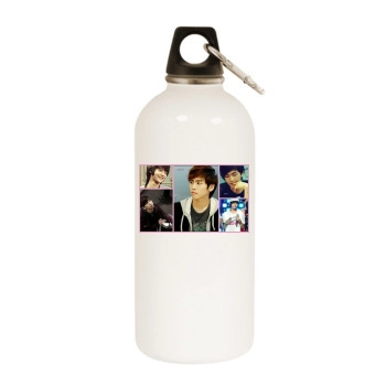 SHINee White Water Bottle With Carabiner