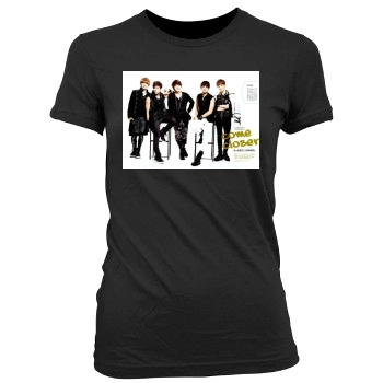 SHINee Women's Junior Cut Crewneck T-Shirt