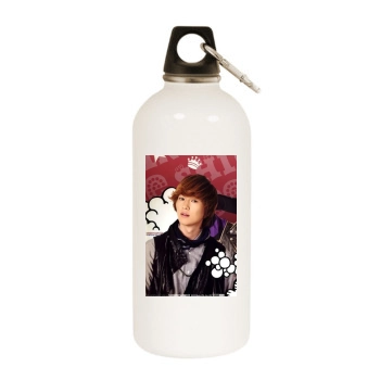 SHINee White Water Bottle With Carabiner