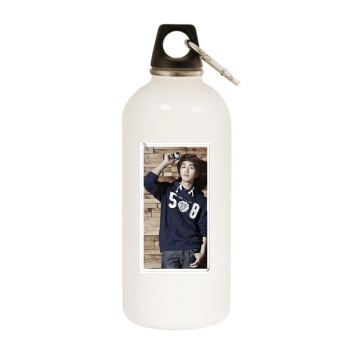 SHINee White Water Bottle With Carabiner