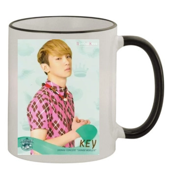 SHINee 11oz Colored Rim & Handle Mug