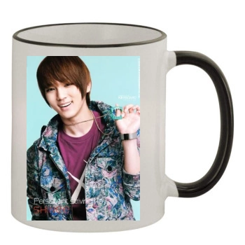 SHINee 11oz Colored Rim & Handle Mug