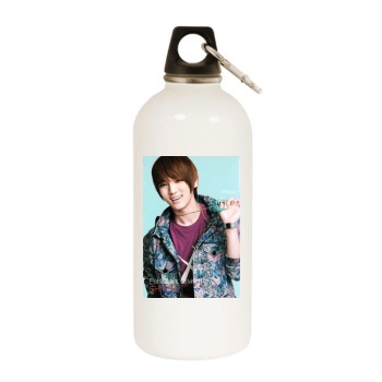 SHINee White Water Bottle With Carabiner