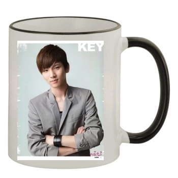 SHINee 11oz Colored Rim & Handle Mug