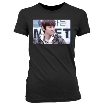 SHINee Women's Junior Cut Crewneck T-Shirt