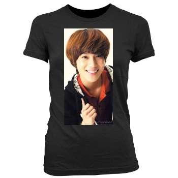 SHINee Women's Junior Cut Crewneck T-Shirt